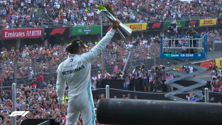 Es Hamilton el ganador de la F1 México