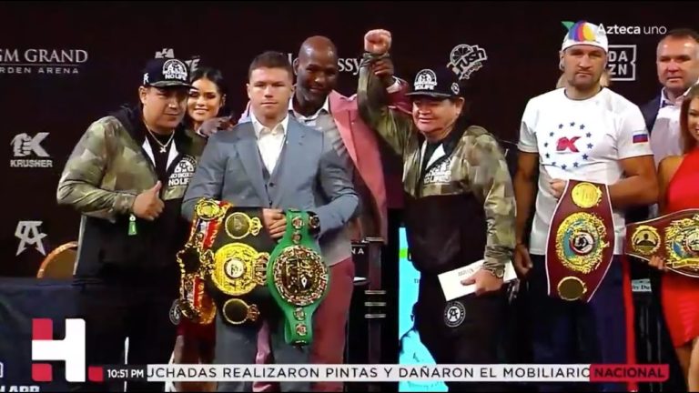 Todo listo para la pelea del “Canelo” Álvarez contra Sergey Kovalev en Las Vegas