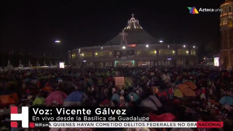 Más de 10 millones de peregrinos visitaron la Basílica de Guadalupe en la CDMX