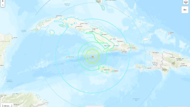 Se registra terremoto de magnitud 7.7 en el Caribe entre Jamaica y Cuba