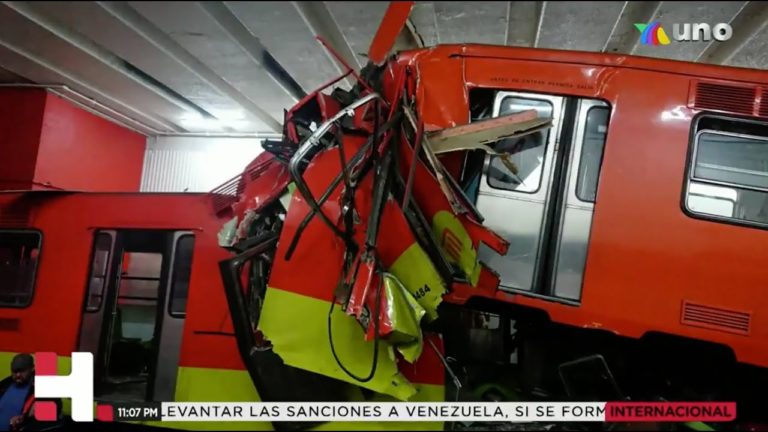Determina Fiscalía que choque del Metro de la CDMX fue error humano