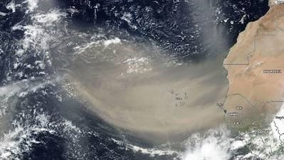 Se aproxima a México nube de polvo del desierto del Sahara