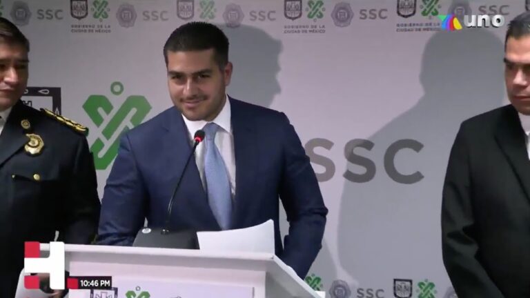 ¿Quién es el secretario de Seguridad Ciudadana de la CDMX, Omar García Harfuch?
