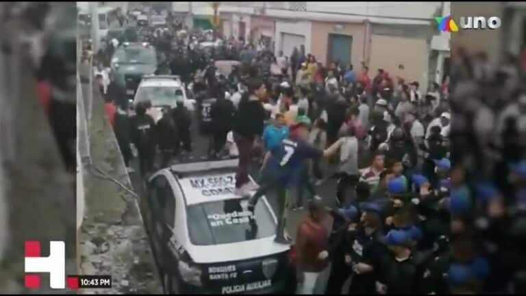 Riña colectiva y linchamientos en Cuajimalpa, CDMX