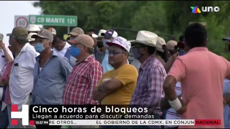 Productores y campesinos bloquearon carreteras en Tamaulipas como protesta