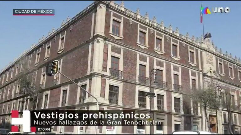 Arqueólogos descubren construcciones prehispánicas debajo del Nacional Monte de Piedad en la CDMX