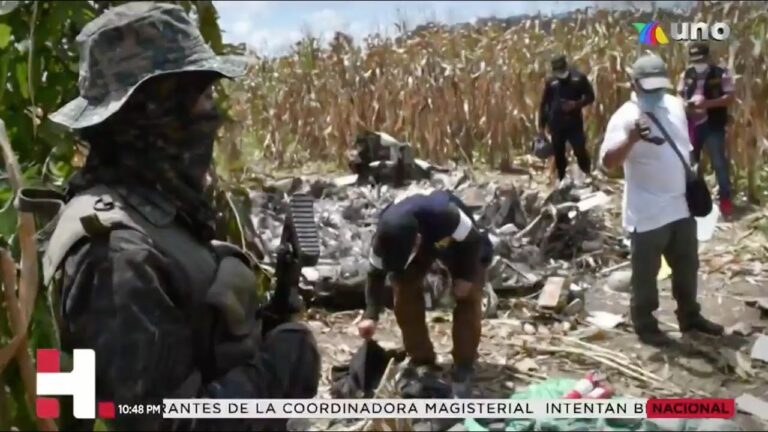 Se estrella en Guatemala avión robado en Morelos; los dos pilotos murieron