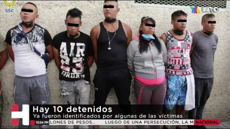 Detuvieron a banda de asaltantes al transporte público en la CDMX; se hacían pasar por vendedores