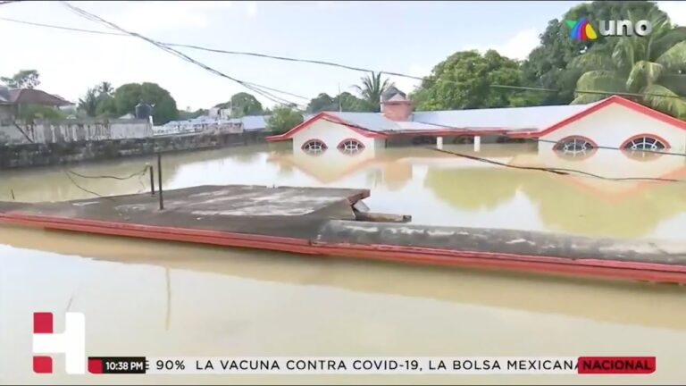Tabasco bajo el agua; situación crítica en al menos 13 municipios