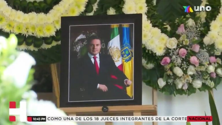 Se rindieron homenajes póstumos en Jalisco al exgobernador Aristóteles Sandoval