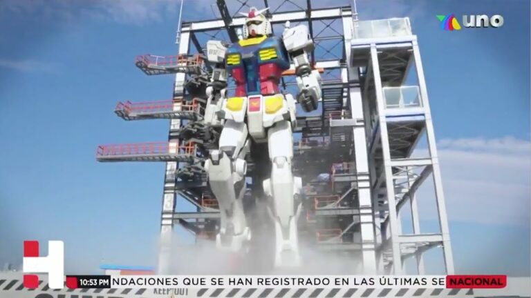 Cobra vida Gundam, el robot gigante de Yokohama, Japón; mide 18 metros
