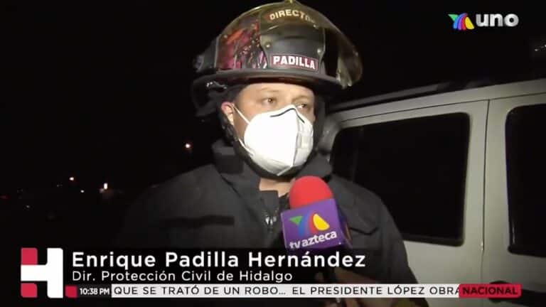 Explosión de gasera de Hidalgo; policía cierra accesos y pobladores abandonan la zona