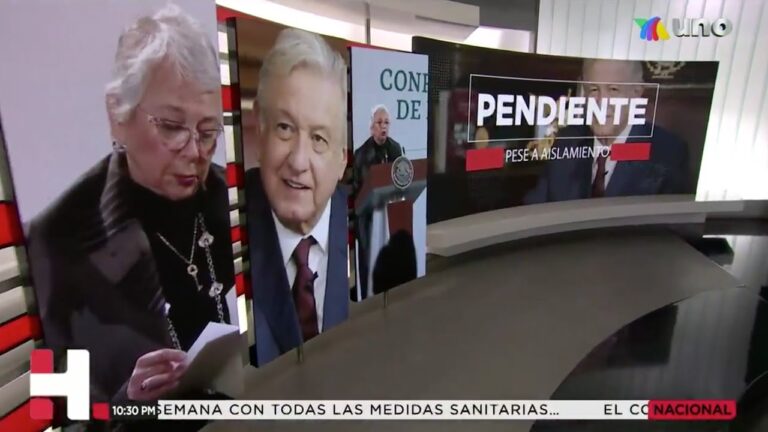 El presidente López Obrador sigue dirigiendo a distancia y se encuentra fuerte; Olga Sánchez Cordero