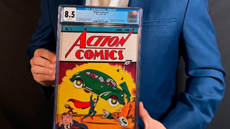 Subastan en internet cómic de Superman en 3.25 millones de dólares