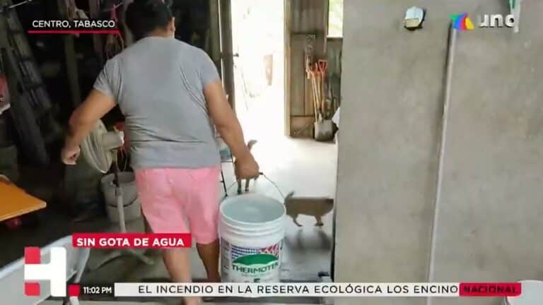 Meses después de las severas inundaciones de Tabasco ahora escasea el agua potable