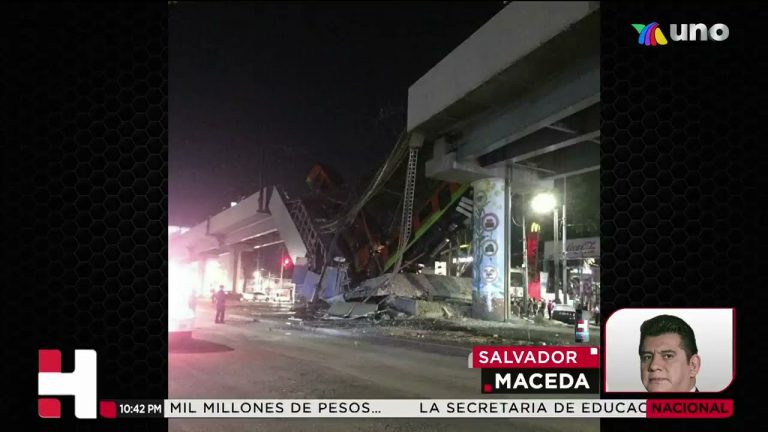 Se desploma estructura del Metro de la CDMX y cae tren de la Línea 12 en la estación Olivos