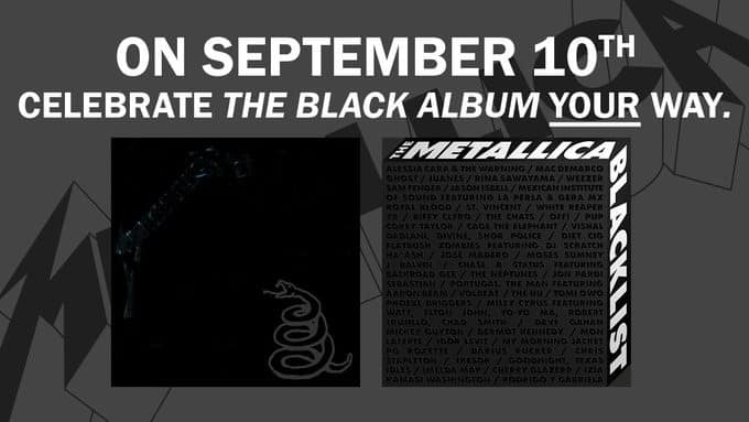 La banda Metallica relanza “Black Album” con más de 50 artistas invitados