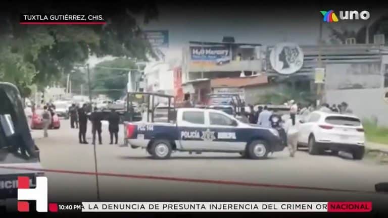 Enfrentamiento en Tuxtla Gutiérrez entre grupos criminales rivales dejó un saldo de 4 muertos