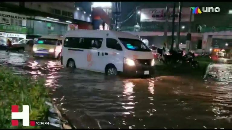 Tormenta y granizo en el norte del Valle de México; se inundaron al menos 7 colonias de Atizapán