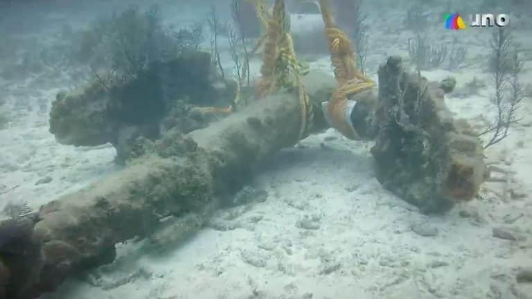 Exploradores han localizado anclas de las naves hundidas de Hernán Cortés en costas de Veracruz