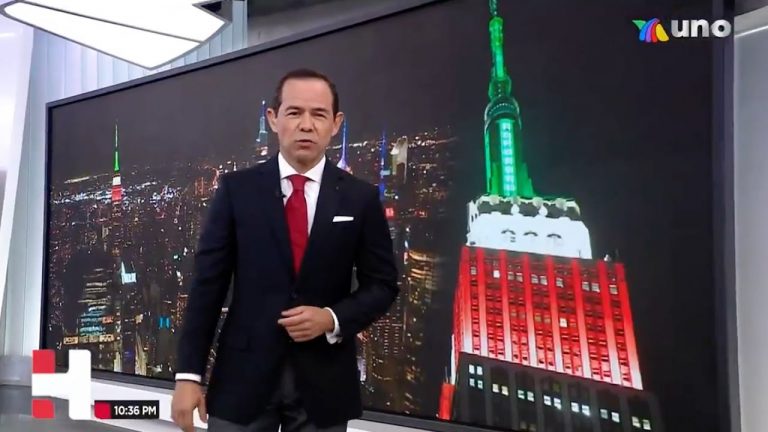 Distintas ciudades del mundo conmemoraron a México iluminando sitios con verde, blanco y rojo