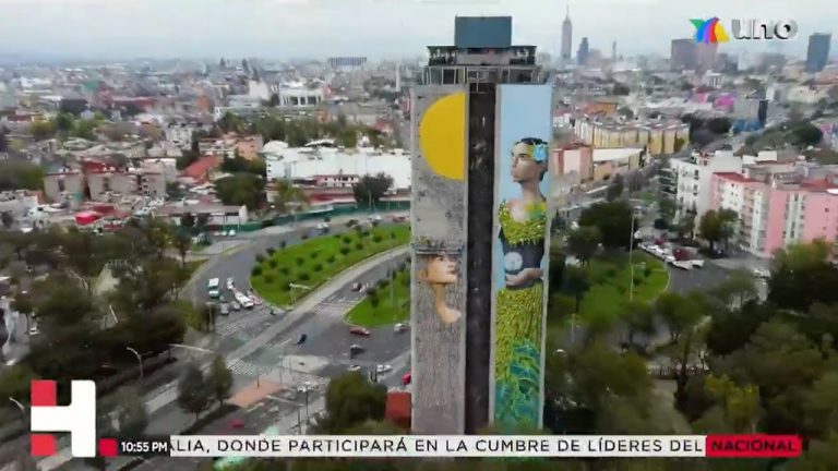 Tlatelolco será el distrito muralista más grande del mundo; pintura utilizada absorbe contaminación