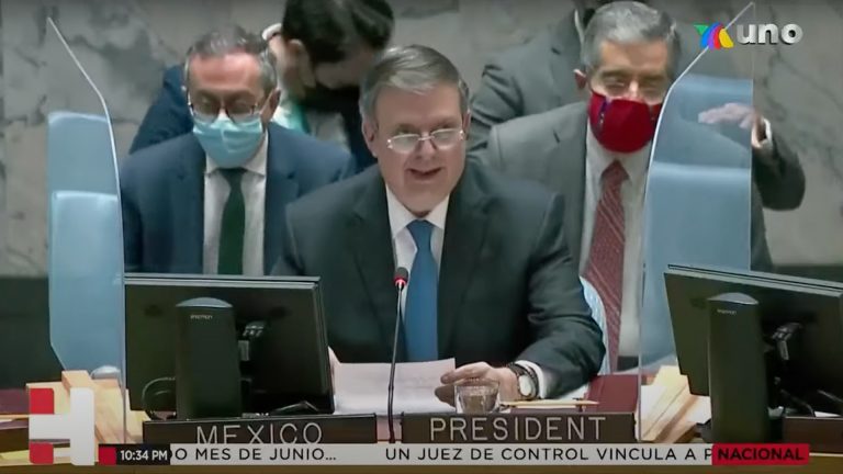 México reitera ante la ONU el llamado a combatir el tráfico de armas