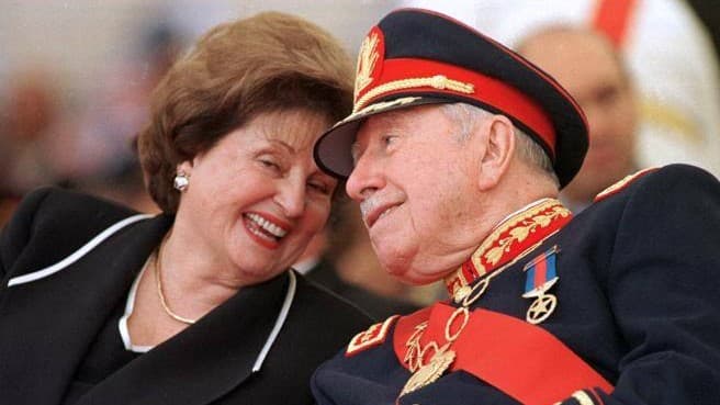 Fallece Lucía Hiriart, esposa del exdictador chileno Augusto Pinochet