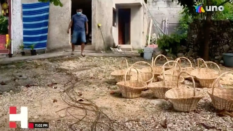 El pueblo de los canastos; artesanos de Ebtún, Yucatán, continúan con la herencia artística