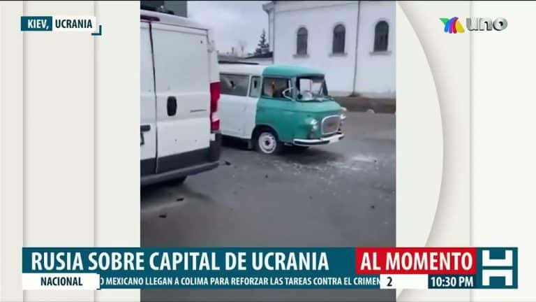 Continúan bombardeos en Ucrania; población se refugia en estaciones del Metro