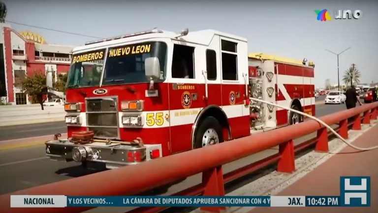 Bomberos de Nuevo León se enfrentan a la problemática de la escasez de agua
