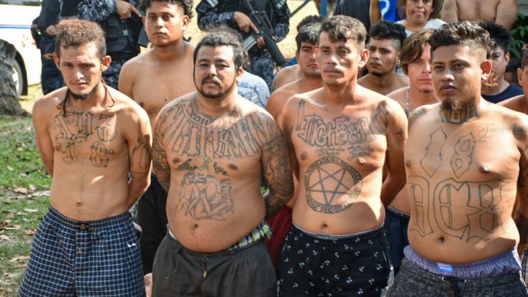 Más de 14 mil pandilleros detenidos en El Salvador durante el último mes
