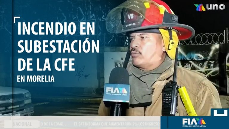Explosión en subestación de la CFE en Morelia causa pánico entre habitantes