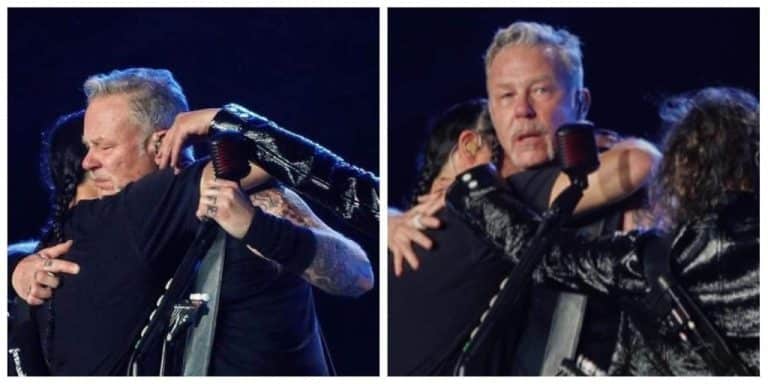 Vocalista de Metallica rompe en llanto en el escenario por crisis emocional