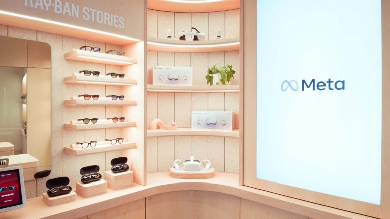 “Meta” abre su primera tienda física donde muestra productos de realidad virtual
