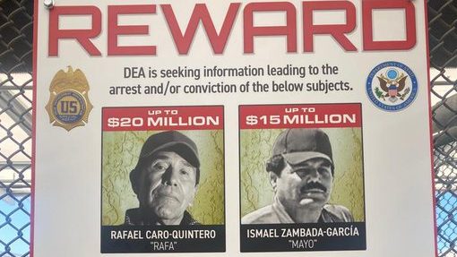 DEA ofrece recompensas millonarias por líderes del Cártel de Sinaloa