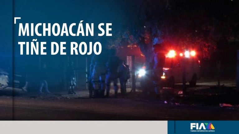Fin de semana violento; tiroteos en Michoacán dejan al menos 8 muertos