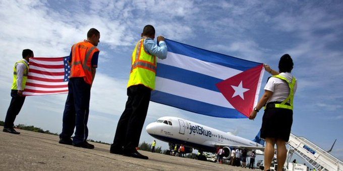 EUA retira las restricciones de vuelos comerciales y privados hacia Cuba