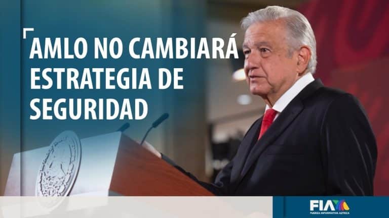 AMLO descarta modificar el plan de seguridad tras aumento de homicidios
