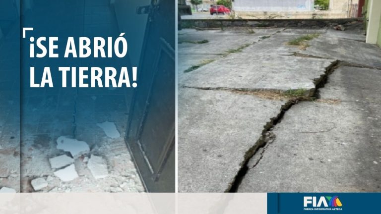Se abre la tierra en Ciudad Guzmán al sur de Jalisco por falla geológica