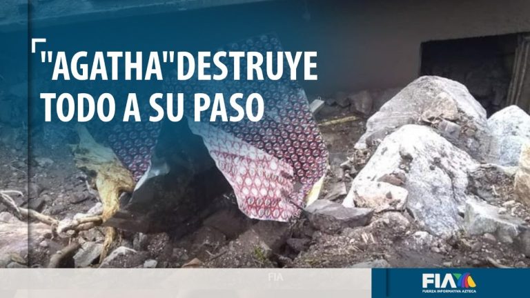 Huracán “Agatha” se lleva todo su hogar en Oaxaca; mueren dos menores