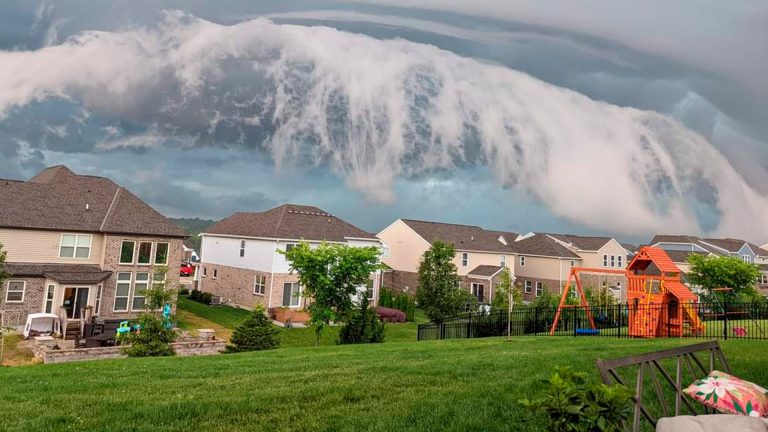 Difunden imágenes de impresionantes nubes sobre Cincinnati, Ohio