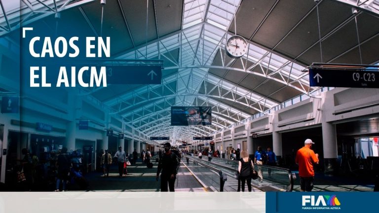 AICM enfrenta una de sus peores crisis con saturación de pasajeros y equipajes
