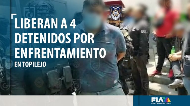 Liberan a 4 de los 14 detenidos por enfrentamiento en Topilejo en la Ciudad de México