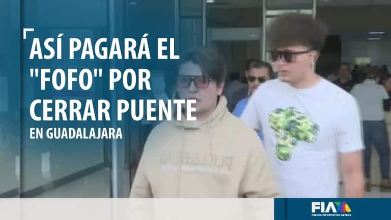 Pagará el “Fofo” Márquez por haber bloqueado el puente Matute Remus en Jalisco