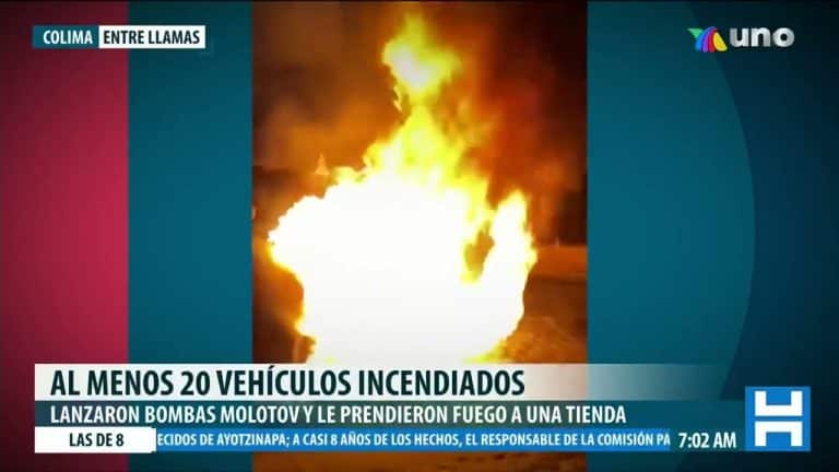 Detención de “El Vaca” en la CDMX desata violencia en Colima; queman autos