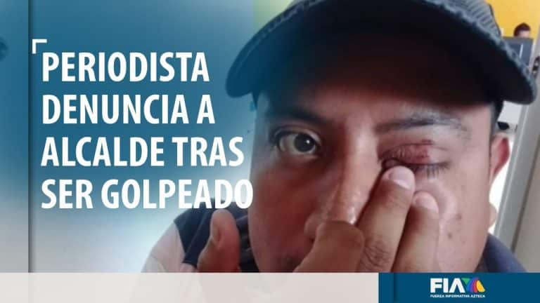 Periodista Víctor Moisés Pérez denuncia a alcalde tras golpearlo en Chiapas