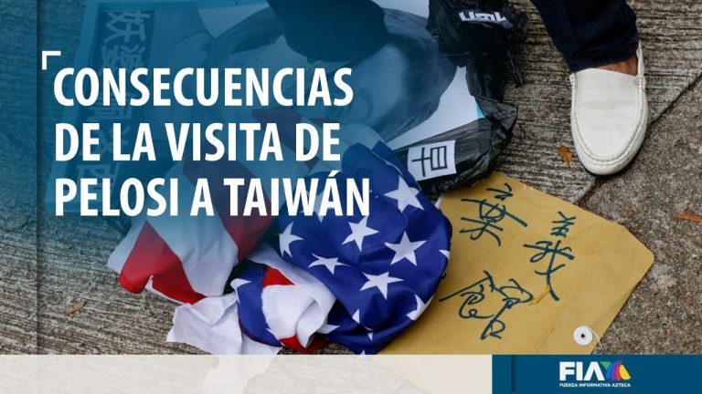 Es probable que China tome represalias por visita de Nancy Pelosi a Taiwán