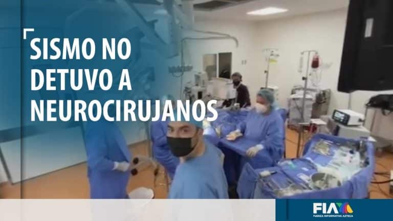 Neurocirujanos continuaron luchando por vida de un bebé durante fuerte sismo