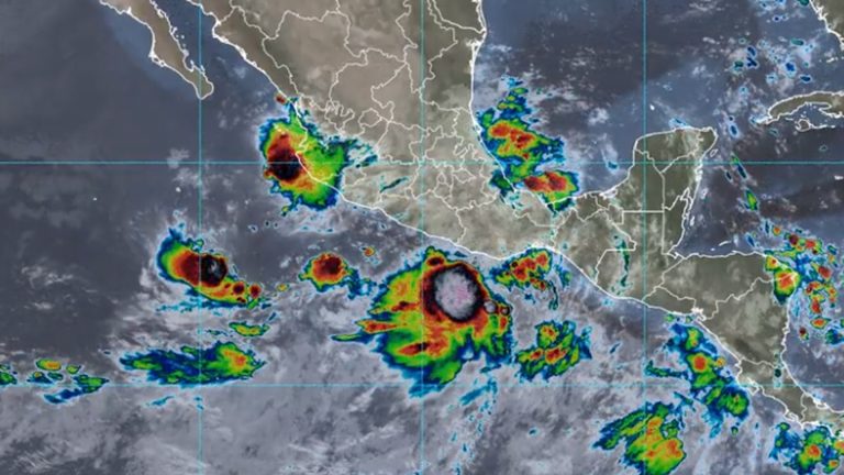 Se forma tormenta tropical “Lester”; se localiza al sur de las costas de Oaxaca